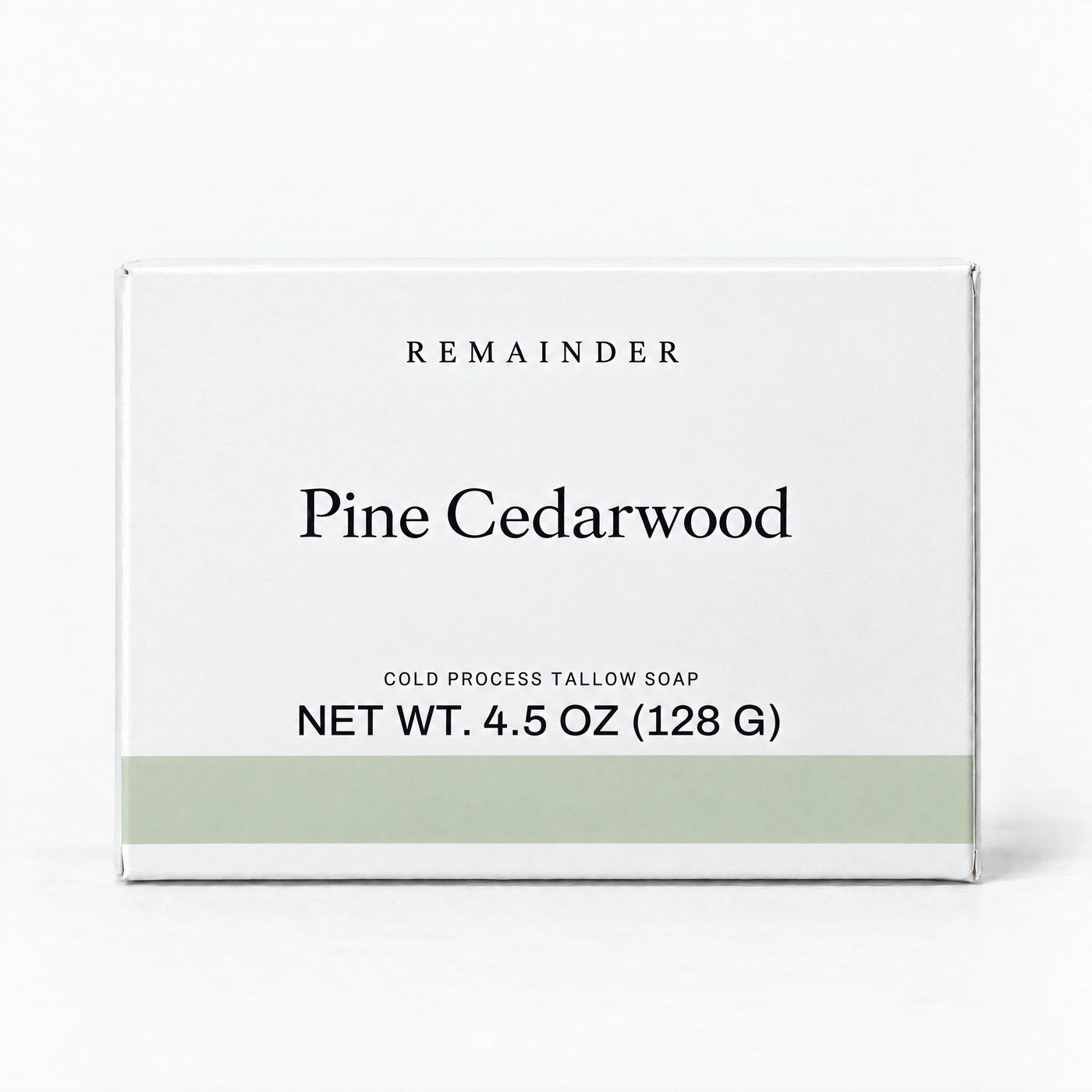 Remainder pine cedarwood bar soap