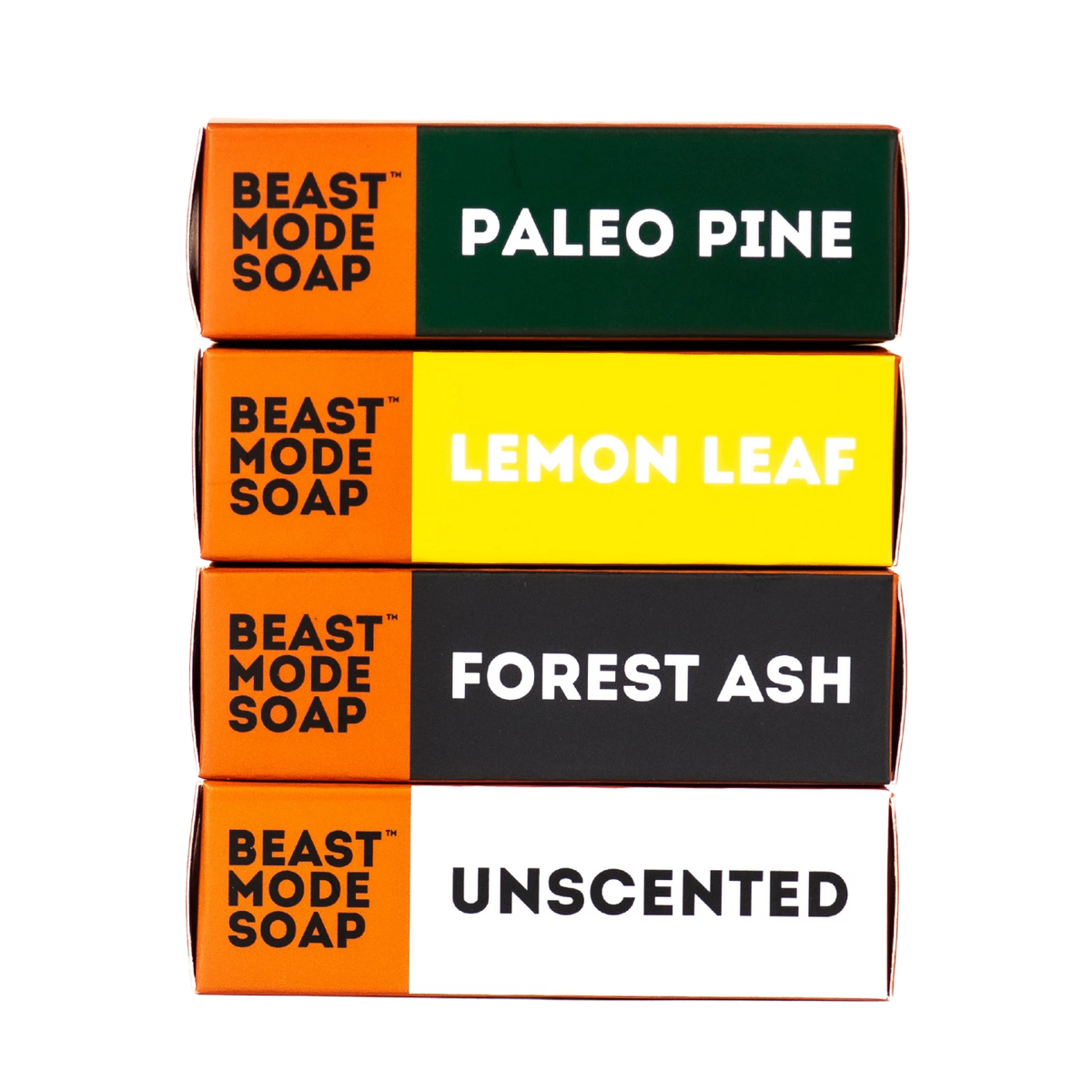Bar Soap Variety 4-Pack - Premium Grass-Fed Beef Tallow Soap by Beast Mode Soap