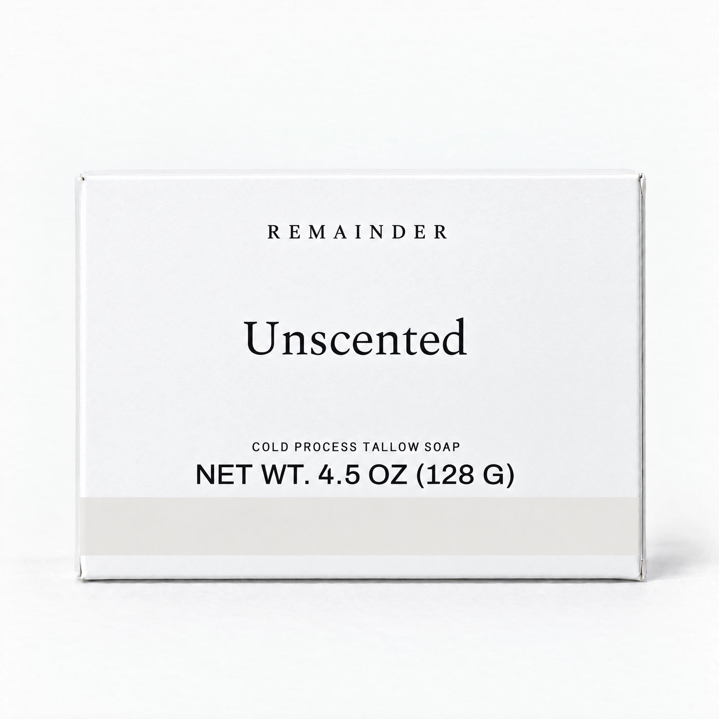 Remainder unscented bar soap